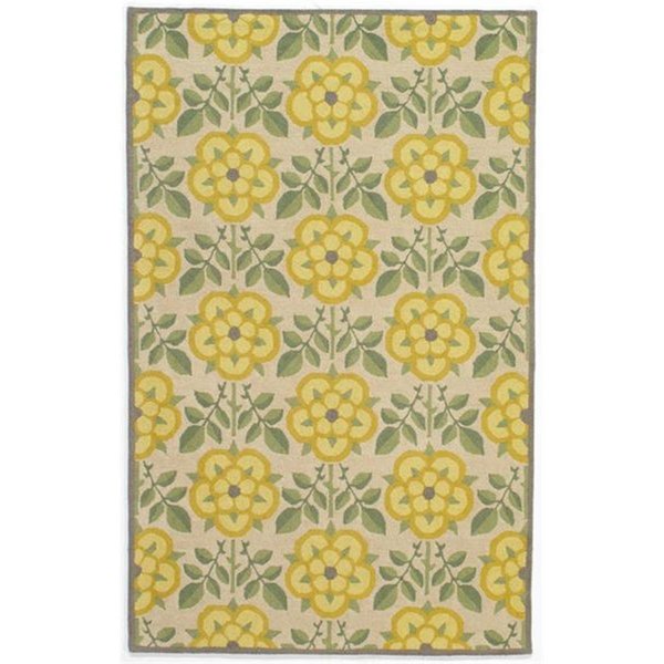 Momeni Newport Yellow Hand Hooked Area Rug - 2 ft. NEWPONP-07YEL2030